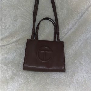 Telfar small chocolate bag